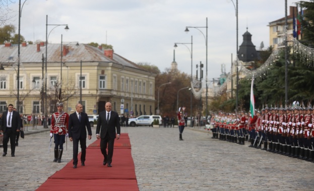 Президентът Румен Радев посрещна ливанския си колега Жозеф Аун на