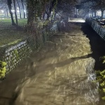 Прелялата река Язо временно застраши от наводнение Разлог