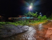 Проливен дъжд в Петрич наводни улици, мазета и къщи