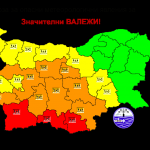 Червен и оранжев код за обилни валежи в 6 области