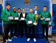 Министър Пешев награди медалистите от Европейското първенство по бокс