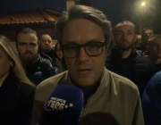 Тома Биков пред дома на Борисов в Банкя: Няма да позволим да тормозят семействата ни