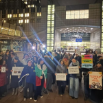 Българи се събраха на протест пред ЕП в Брюксел