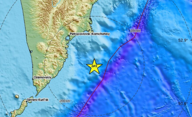 Земетресение с магнитуд 5 5 по скалата на Рихтер е