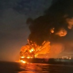 Запален руски танкер при безпилотна атака, има жертни и ранени
