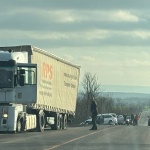 Кола се удари в ремарке на тир на пътя Русе - Велико Търново