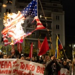 Гърци излязоха на протест срещу действията на САЩ във Венецуела