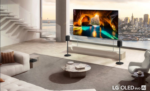 LG представя Wallpaper TV: най-тънкия часовник в света истински безжичен OLED телевизор