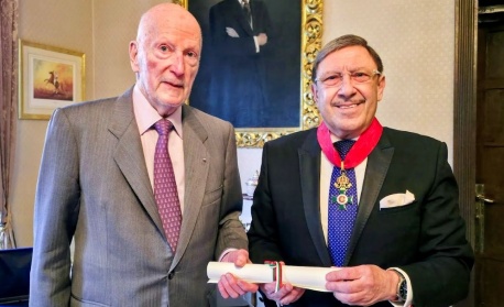 Н.В. Цар Симеон II удостои Максим Бехар с Командирския кръст на Царския династичен орден „Св. Александър“