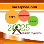 „Евро“, „безобразие“ и „протест“ са знаковите думи на 2025-а