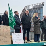 Евродепутатът от “Европа на суверенните нации” Станислав Стоянов се присъедини към протеста срещу сделката с Меркосур