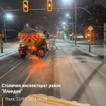 105 машини са почиствали снега през нощта в София