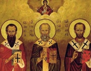 * Св. Трисветители велики архиереи: Василий Велики, Григорий Богослов и Йоан Златоуст. Св. свщмчк Иполит, папа Римски. Св. благоверен цар Петър Български. Преп. Сергий Къпински