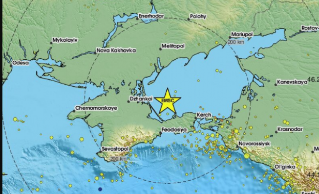 Земетресение с магнитуд 4 8 по скалата на Рихтер е