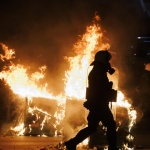 Сблъсъци и арести в Солун