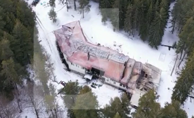 Първи кадри на бившата хижа Петрохан след тройното убийство показа