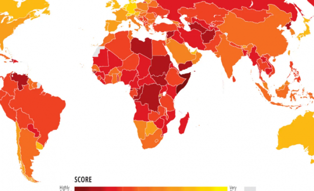 Според Индекса за възприятие на корупцията Corruption Perception Index за
