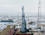 Ракета "Протон-М", носеща нов метеорологичен спътник, беше изстреляна от Байконур