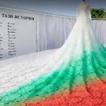 Уникална инсталация от българска дантела