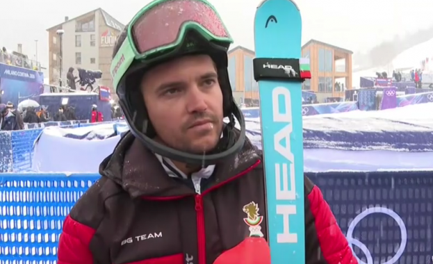 Най добрият български алпиец Алберт Попов не успя да завърши