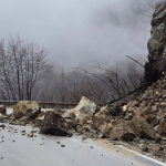 Скална маса се срути във Велико Търново