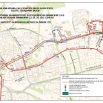 Променя се временната организация на движение по бул.“Владимир Вазов“ във връзка със строителството на метрото