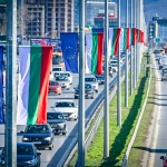 Започна подмяната на знамената по основните столични булеварди