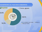 Спад на ентусиазма за гласуване, отчитат от "Алфа Рисърч"