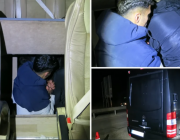 Граничари край Бургас задържаха 10 незаконни мигранти, укрити в тайник