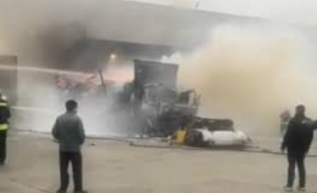 Прокуратурата разследва пожар по непредпазливост на ГКПП „Капитан Андреево“