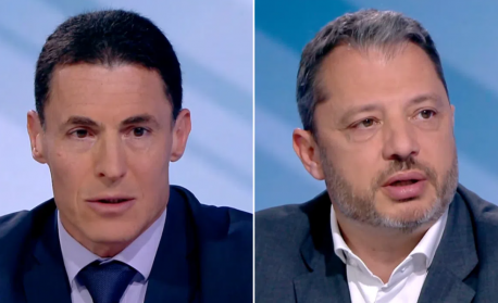 „Хората нямат зъби заради олигархията“ и "Олигарсите са при вас": Константин Проданов и Делян Добрев си размениха остри реплики в предизборен дебат