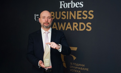 Изпълнителният директор и съосновател на Shelly Group - Димитър Димитров, бе отличен с наградата „Предприемач на 2026“