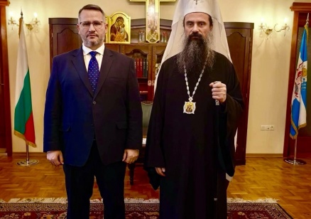 Министър Христанов и българският Патриарх и Софийски митрополит Даниил се срещнаха