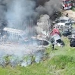 Голям пожар в индустриалната зона на Пловдив