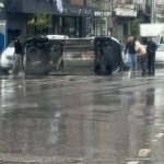 Линейка се обърна на ключово кръстовище в София