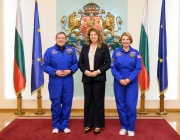 Президентът Илияна Йотова прие Максим и Венета Бехар след космическата им подготовка в САЩ