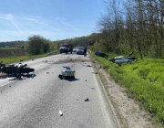 Моторист от Румъния е загинал, а петима души са пострадали при катастрофата край Цар Калоян