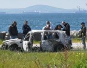 Млада жена изгоря в колата си край Поморие 