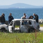 Млада жена изгоря в колата си край Поморие 
