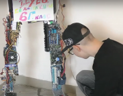 Шестокласник от Търговище създаде робот с изкуствен интелект от отпадъчни материали