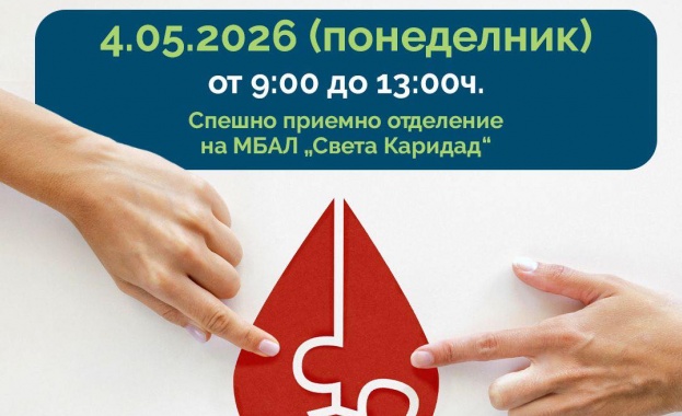 МБАЛ „Света Каридад“ – Пловдив се включва в кампания за доброволно кръводаряване