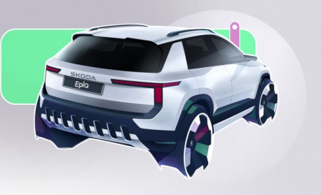 Epiq: Първи поглед към интериора на най-достъпната електрическа кола на SKODA