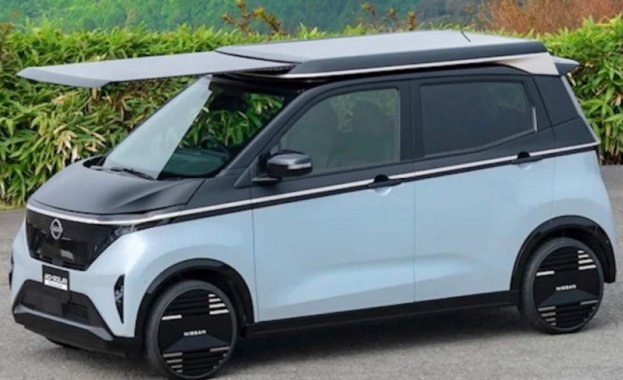 Nissan с технология за “слънчев” електромобил