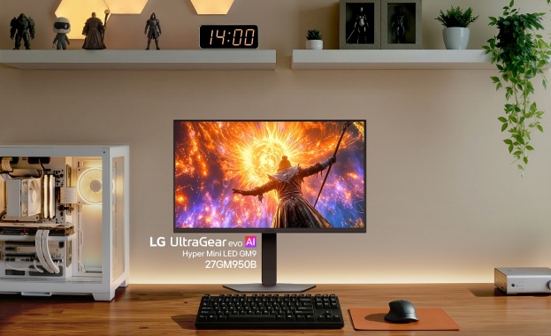 LG Electronics представя първия UltraGear evo™ Hyper Mini LED 5K гейминг монитор