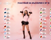България e с №12 на финала на „Евровизия“ в събота – вижте как да  гласувате