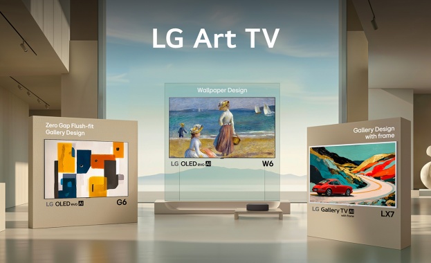 LG Electronics представя серията си от телевизори Art TV, където дизайнът определя как изкуството живее в пространството