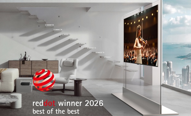 LG Electronics с отличие за върхови постижения в дизайна на наградите Red Dot 2026
