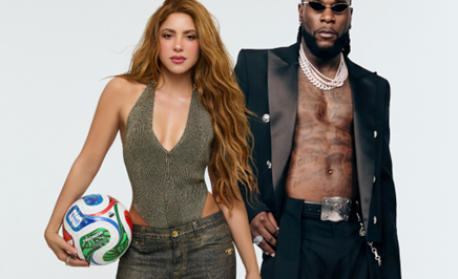 Шакира и Burna Boy обединяват музика и футбол в глобална кауза за Fifa World Cup 2026™