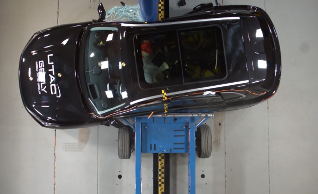 Geely Auto е единственият автомобилен производител, представил краш тест, надхвърлящ стандартите в Европа