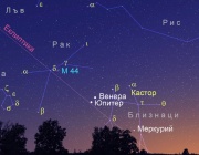 Венера и Юпитер ще се сближат на 9 юни